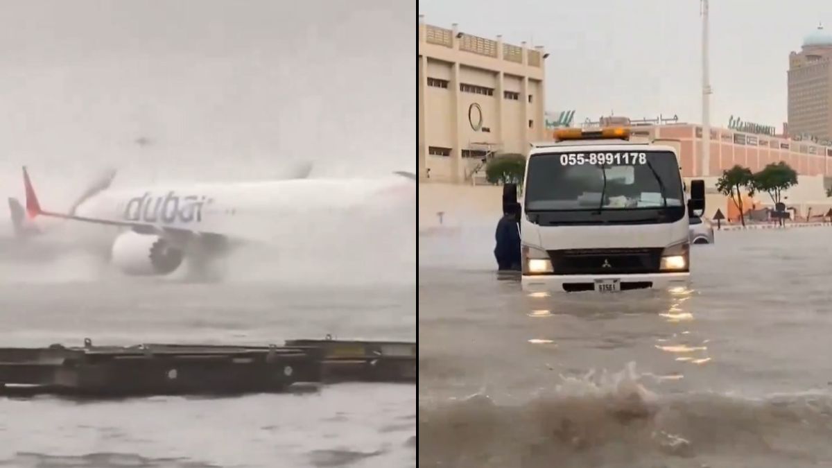 Dubai Rain: Schools Closed, Flights Hit As Flash Floods Wreak Havoc In Dubai| Watch